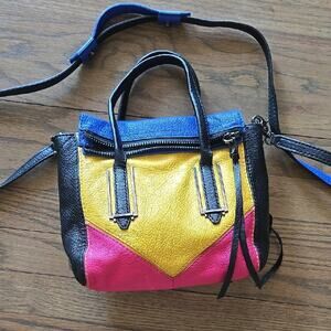 Botkier Beautiful Leather Colorblock Handbag